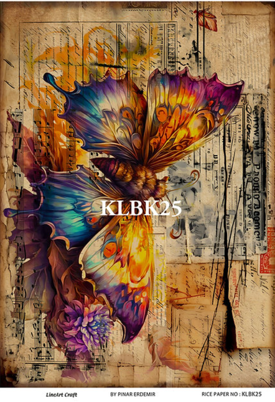 LİNEART PİRİNÇ DEKOPAJ KLBK25