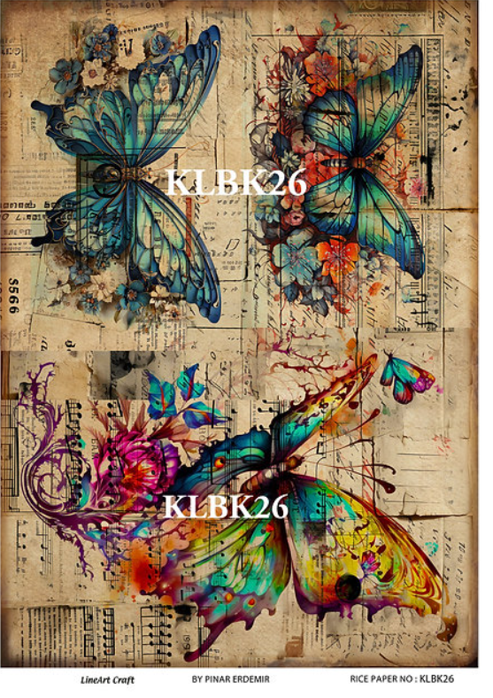 LİNEART PİRİNÇ DEKOPAJ KLBK26