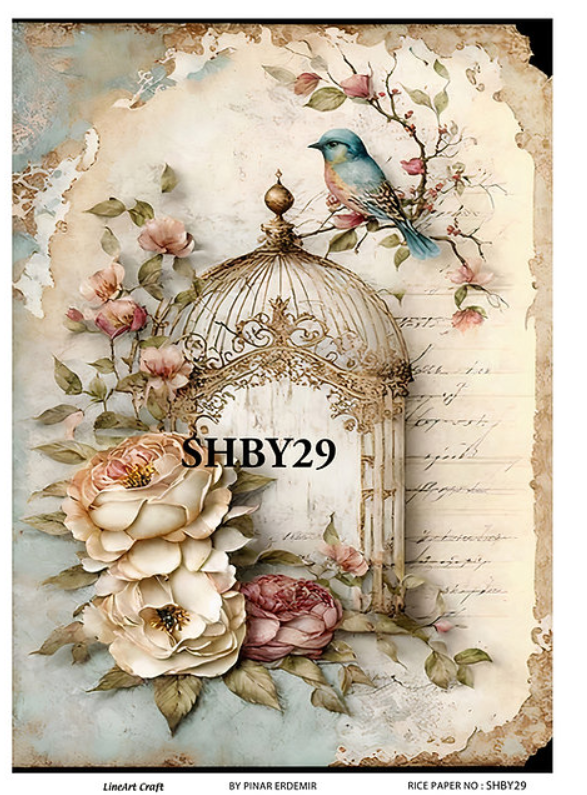 LİNEART PİRİNÇ DEKOPAJ SHBY29