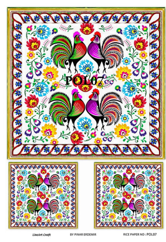 LİNEART PİRİNÇ DEKOPAJ POL07
