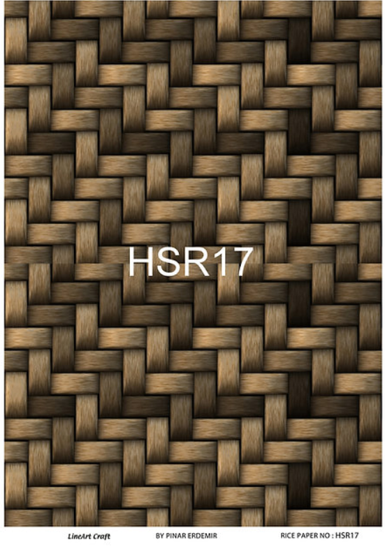 LİNEART PİRİNÇ DEKOPAJ HSR17
