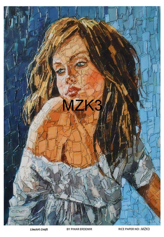 LİNEART PİRİNÇ DEKOPAJ MZK3