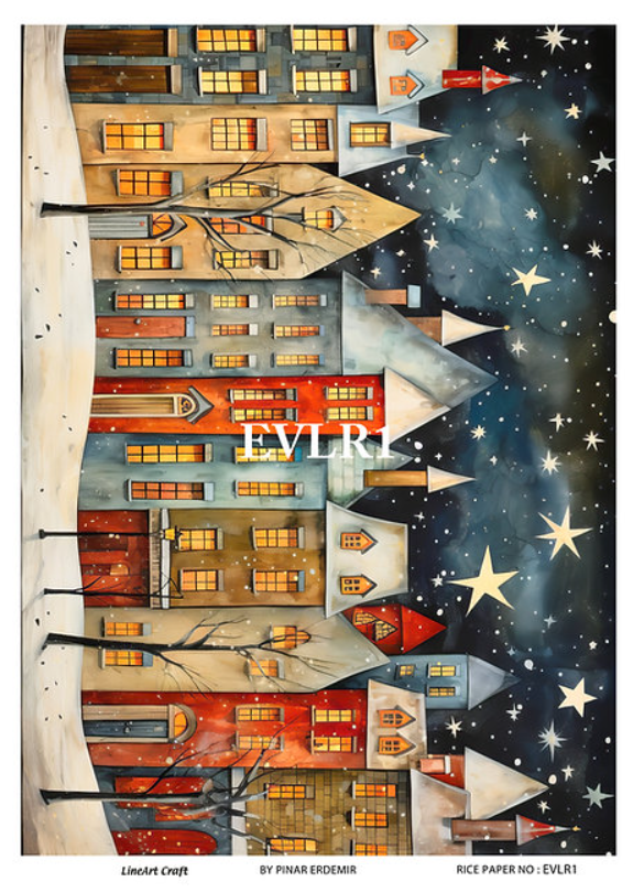 LİNEART PİRİNÇ DEKOPAJ EVLR1