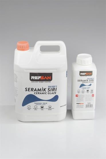 Refsan Seramik Sırı (Şeffaf) Parlak Hazır (Sıvı) 5LT