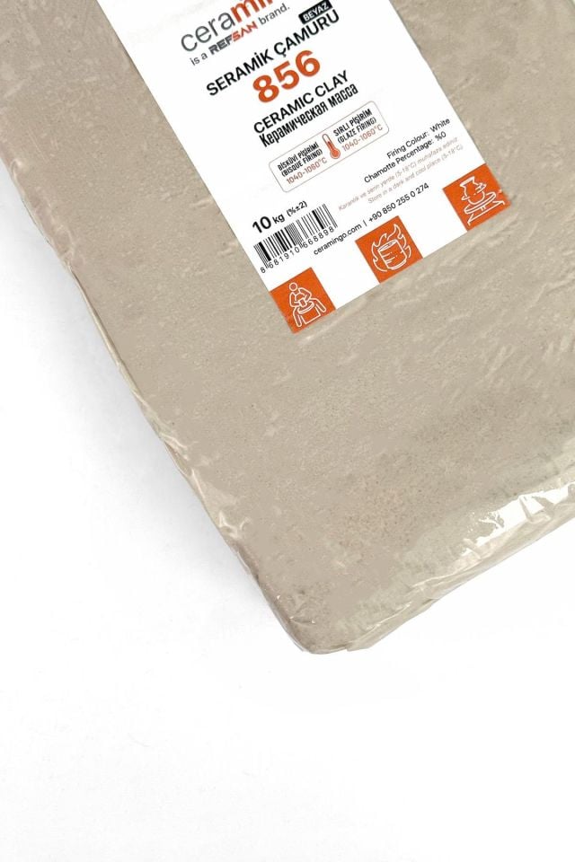 Refsan RSC1  856 Seramik Çamuru Vakumlu (1050°C) 10 Kg