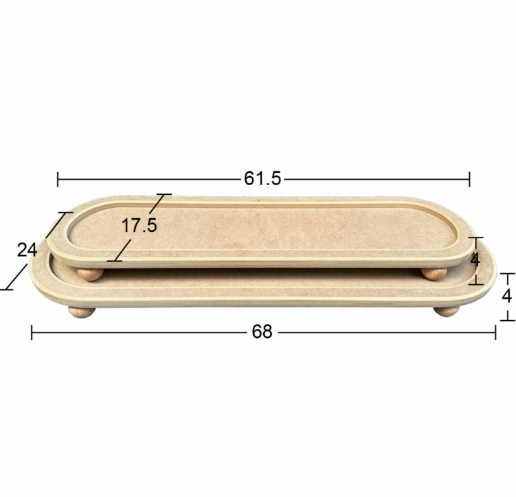 SN 32 2 Lİ OVAL TAKIM TOP AYAKLI SUNUMLUK