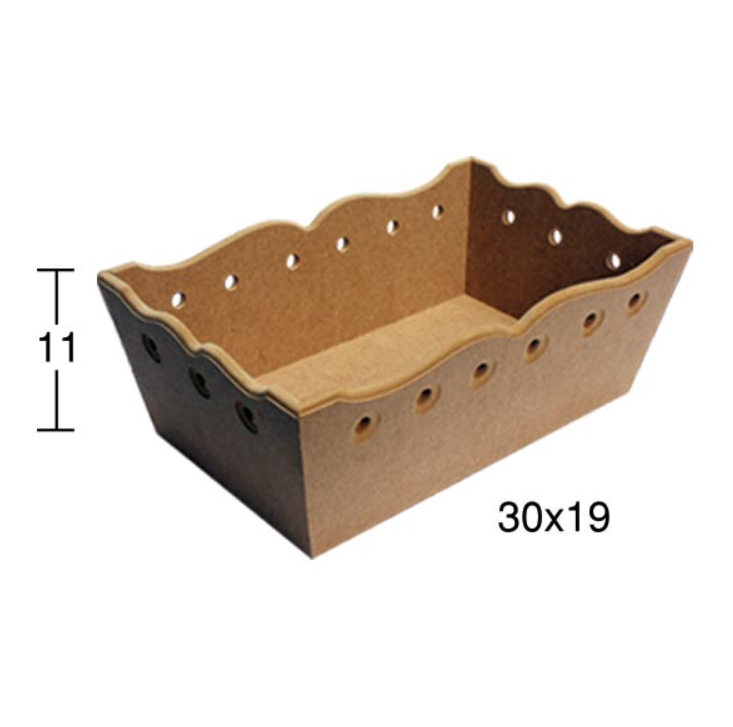 E 337 DİKDÖRTGEN DELİKLİ EKMEKLİK