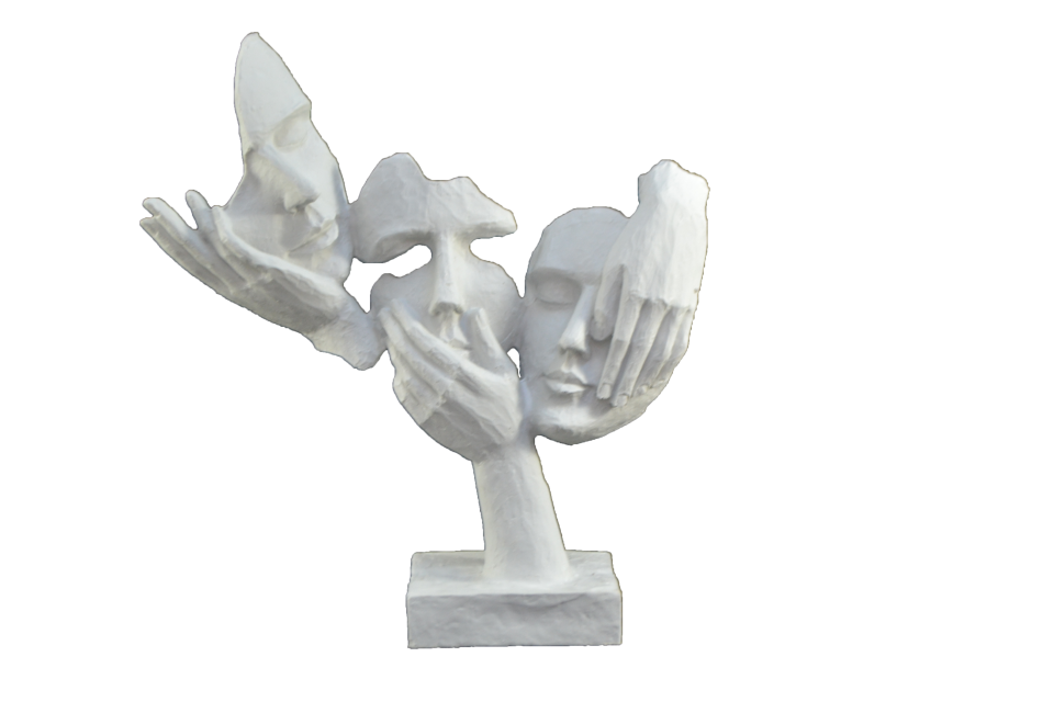 HYK07 - GÖRMEDİM DUYMADIM BİLMİYORUM MASK KÜÇÜK Polyester