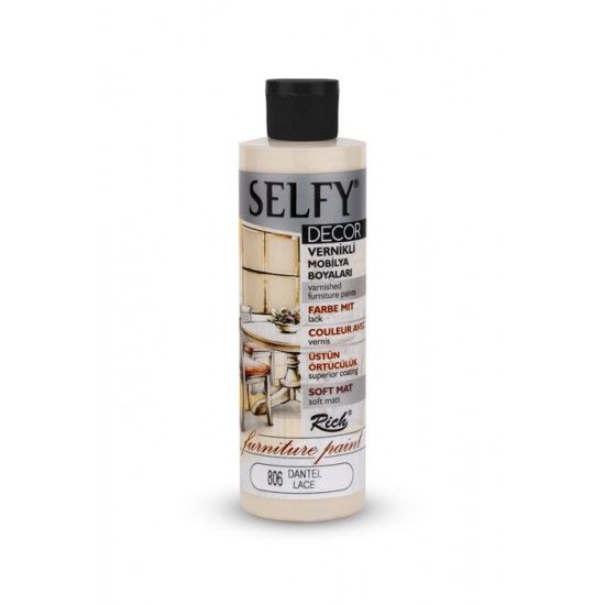 SELFY DECOR MOBİLYA BOYASI  240ML - DANTEL