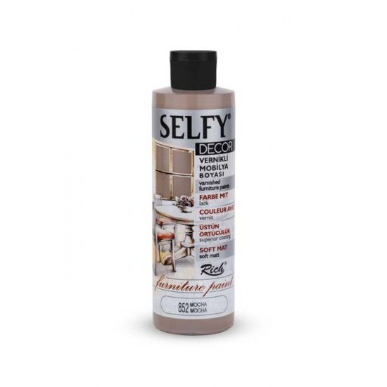 SELFY DECOR MOBİLYA BOYASI 500ML 240ML - MOCHA