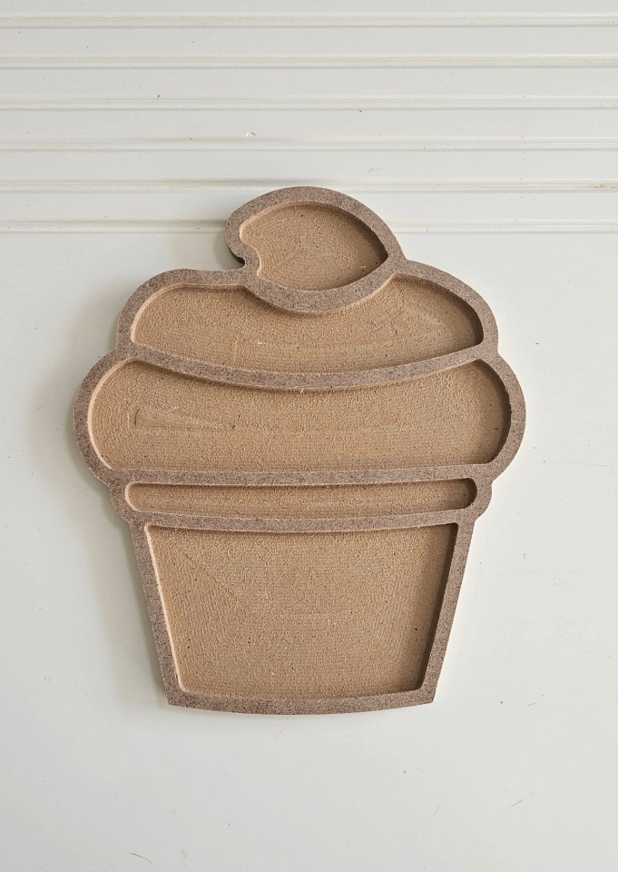 CUPCAKE AHŞAP BOYAMA MİNİ