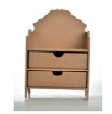 KUTU 2 ÇEKMECELİ KARE MİNİ KUTU AKT12