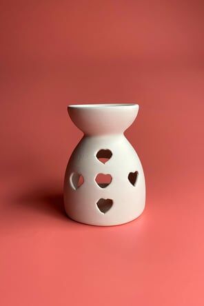 REFSAN Kalp Buhurdanlık - Seramik Bisküvi (R21003)