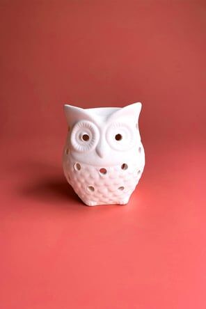 REFSAN Baykuş Buhurdanlık - Seramik Bisküvi (R20950)