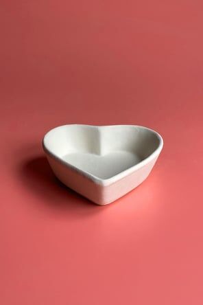 Kalp Çerezlik - Seramik Bisküvi (R24152)