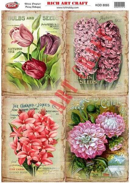 RİCH PİRİNÇ DEKOPAJ KAĞIDI KOD:8093