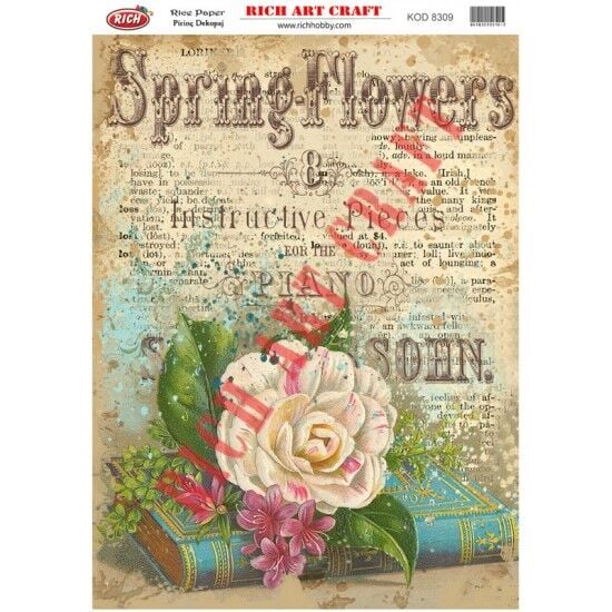 RİCH PİRİNÇ DEKOPAJ KAĞIDI KOD:8309