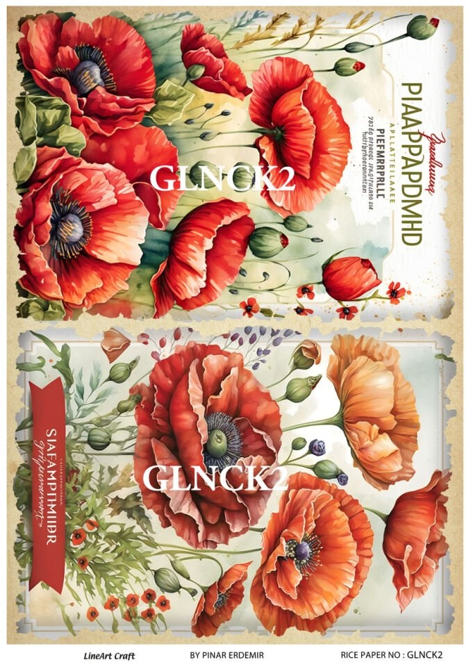 LİNEART PİRİNÇ DEKOPAJ GLNCK2