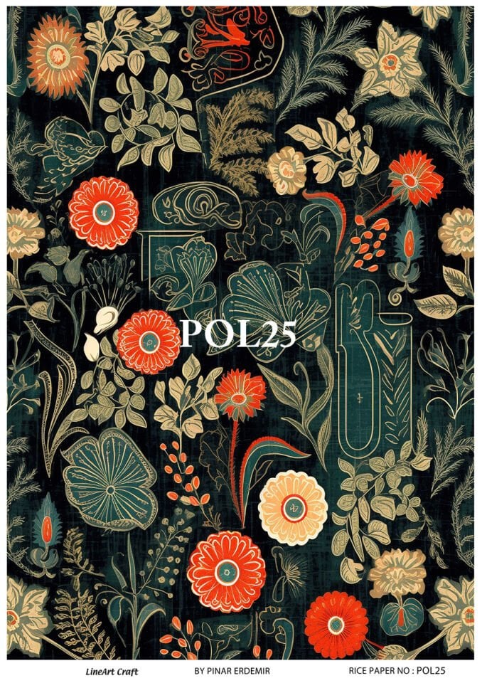 LİNEART PİRİNÇ DEKOPAJ POL25