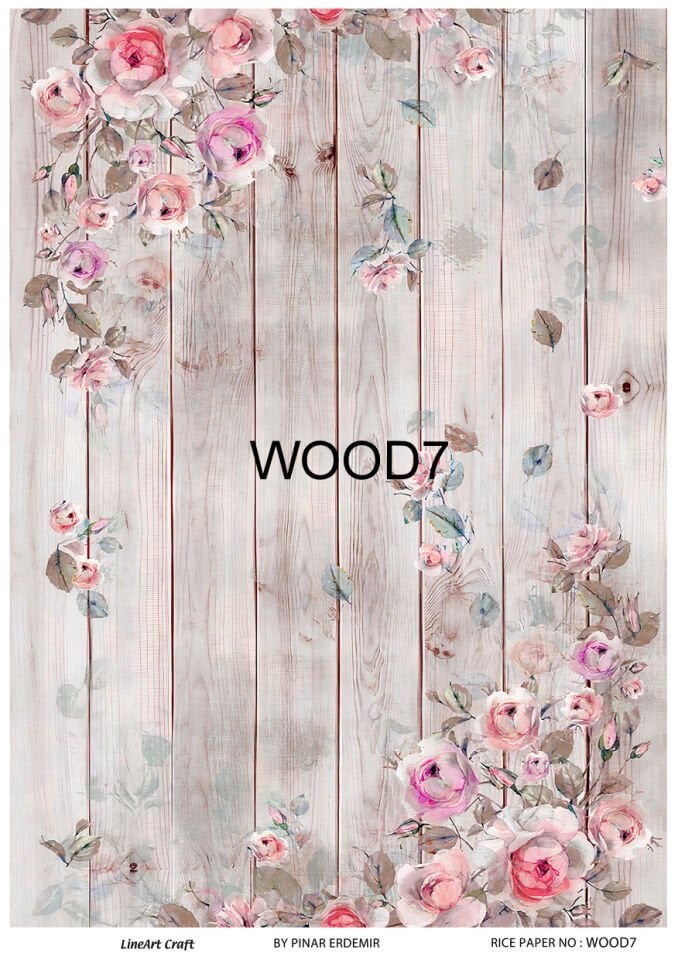 LİNEART PİRİNÇ DEKOPAJ WOOD7