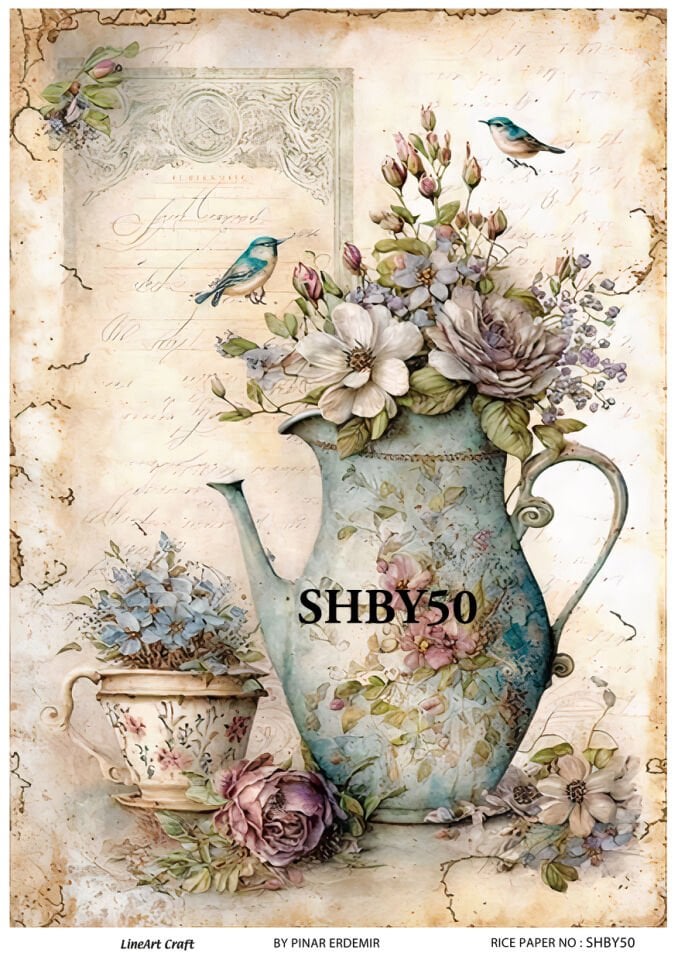 LİNEART PİRİNÇ DEKOPAJ SHBY50