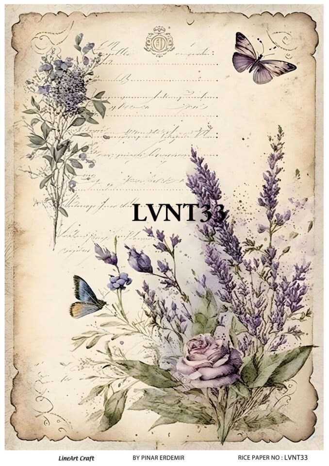 LİNEART PİRİNÇ DEKOPAJ LVNT33