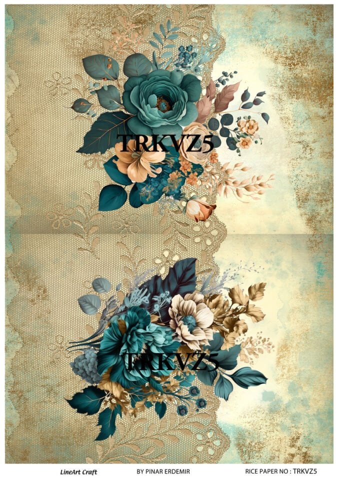 LİNEART PİRİNÇ DEKOPAJ TRKVZ5