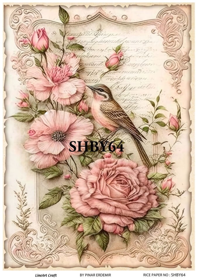 LİNEART PİRİNÇ DEKOPAJ SHBY64