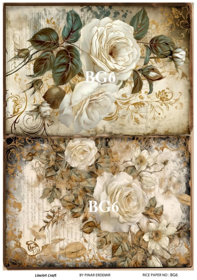 LİNEART PİRİNÇ DEKOPAJ BG6