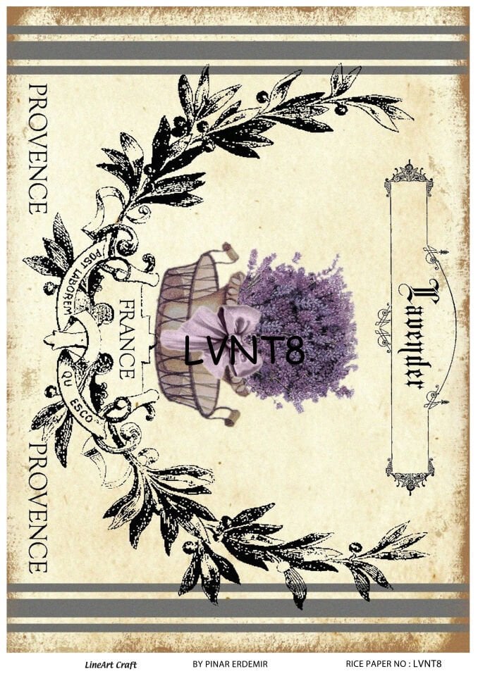 LİNEART PİRİNÇ DEKOPAJ LVNT8