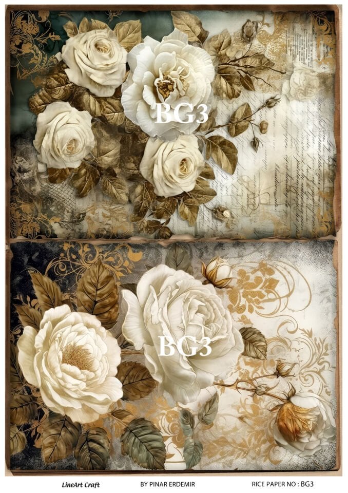 LİNEART PİRİNÇ DEKOPAJ BG3