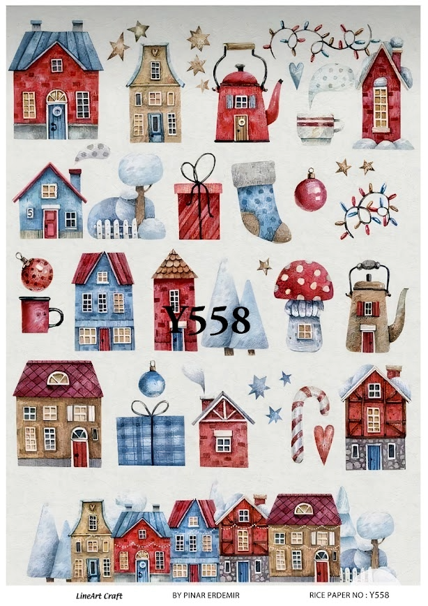 LİNEART PİRİNÇ DEKOPAJ Y558