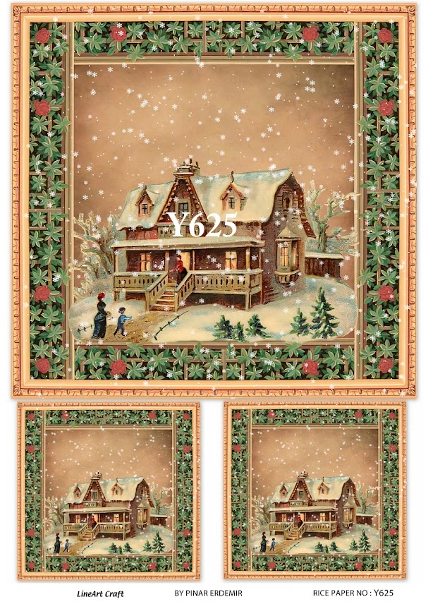 LİNEART PİRİNÇ DEKOPAJ Y625