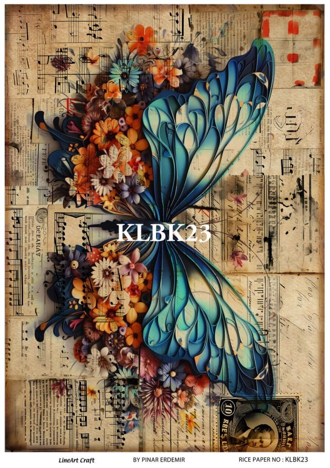 LİNEART PİRİNÇ DEKOPAJ KLBK23