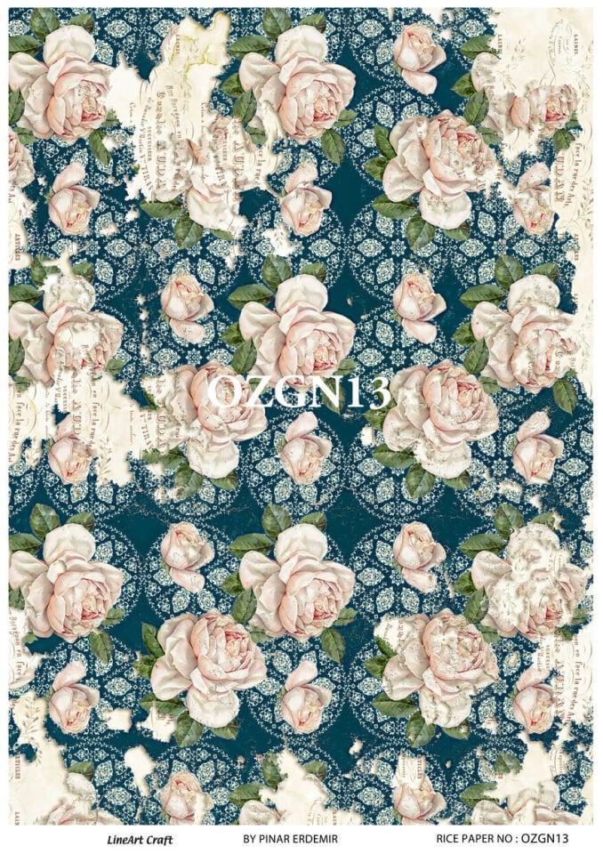 LİNEART PİRİNÇ DEKOPAJ OZGN13